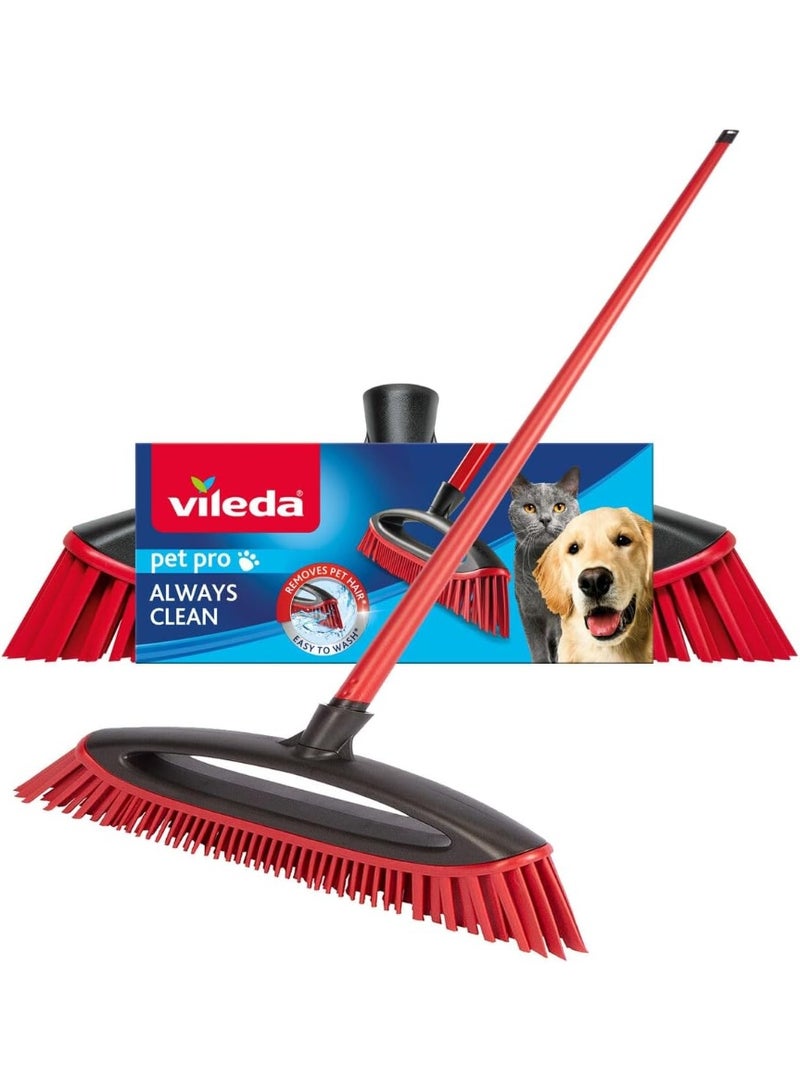 Vileda Pet Pro Always Clean Broom Removes Hair Easy To Wash - Image 2